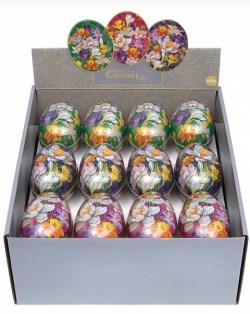 CLO2886_ Flower Egg Tins Cloisonne